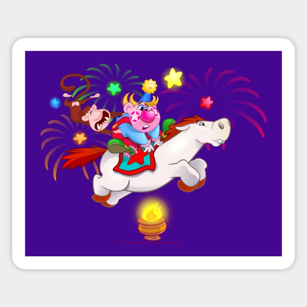 Circus Charlie Sticker by markpaulik